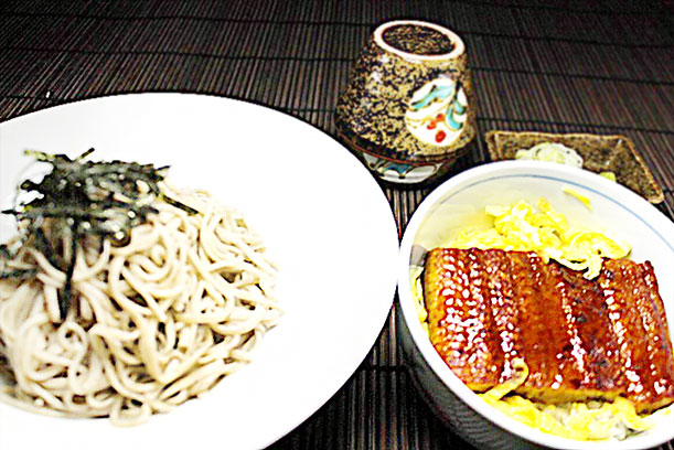 ざるそばと選べるミニ丼(うなぎ)